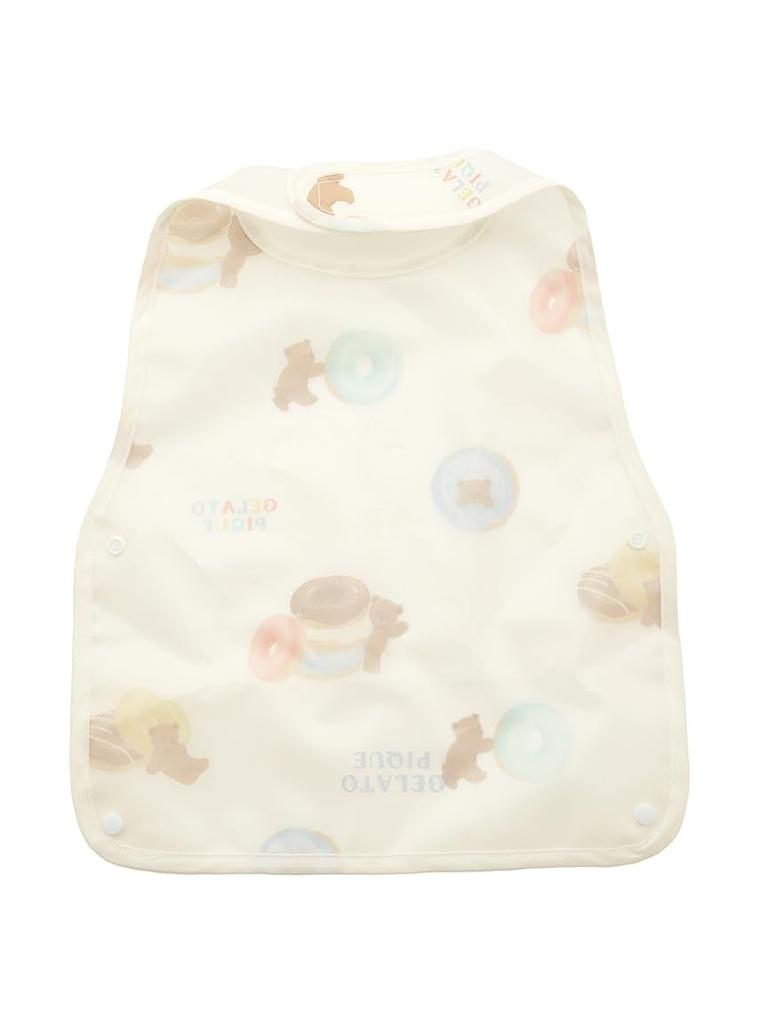 Gelato Pique Baby Donut Bear Mealtime Bib PBGG252446 CRM F