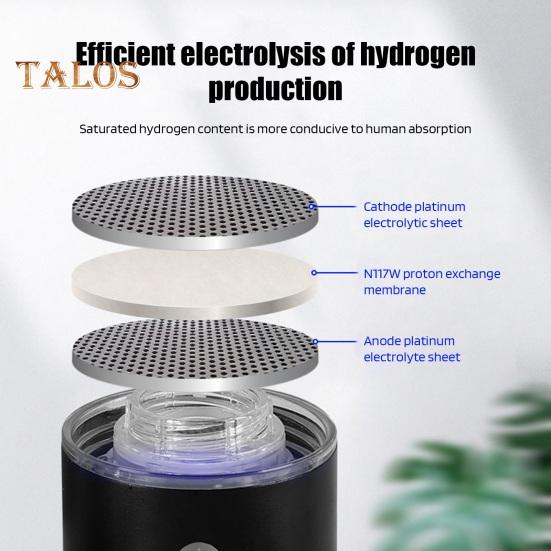 1500ML Large Capacity Hydrogen Water Bottle Generator Ionizer Machine for Travel And Fitness Drinking Improve Water Quality In 6 Minutes High-Quality