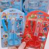 Adorable Student Stationery Set: High-Quality Scissors, Stapler, Tape & Stickers - Perfect Gift for Children's Learning
