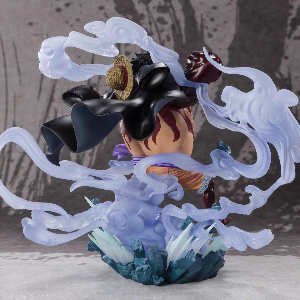 20cm Anime Figure Monkey D. Luffy Gear 4 Model Dolls Action Figurine Gk Luffy Statue Decor Collect Kids Boy Toy Gift