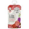 Serenity Kids, Contains Natural Salmon Teriyaki, Sweet Potato, Purple Carrot, and Coconut Amino, 6 months and up, 6 pouches, 99g (3.5oz) each