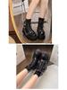 Women's 2025 Retro Punk Martin Boots - Height-Boosting, Petite, Versatile Short Boots for Spring & Autumn