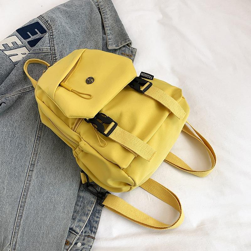 

Lightweight new backpack, multi-functional shoulder bag, small backpack, fashionable messenger bag, high-value casual slanted shoulder breast bag. жёлтый