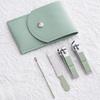 Premium Nail Clipper Set With File Glass Nail Buffer Portable Manicure Pedicure Kit For Home Travel