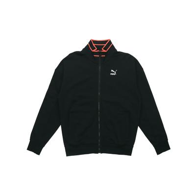 TFS Stand Collar Zip-Up Casual Sport Jacket Men Outerwear Black 597343-01