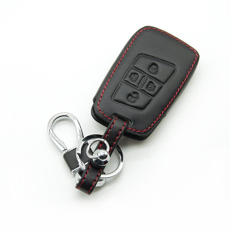 Volkswagen Viloran & Sharan Electric Door Smart Key Leather Protective Cover with Chain