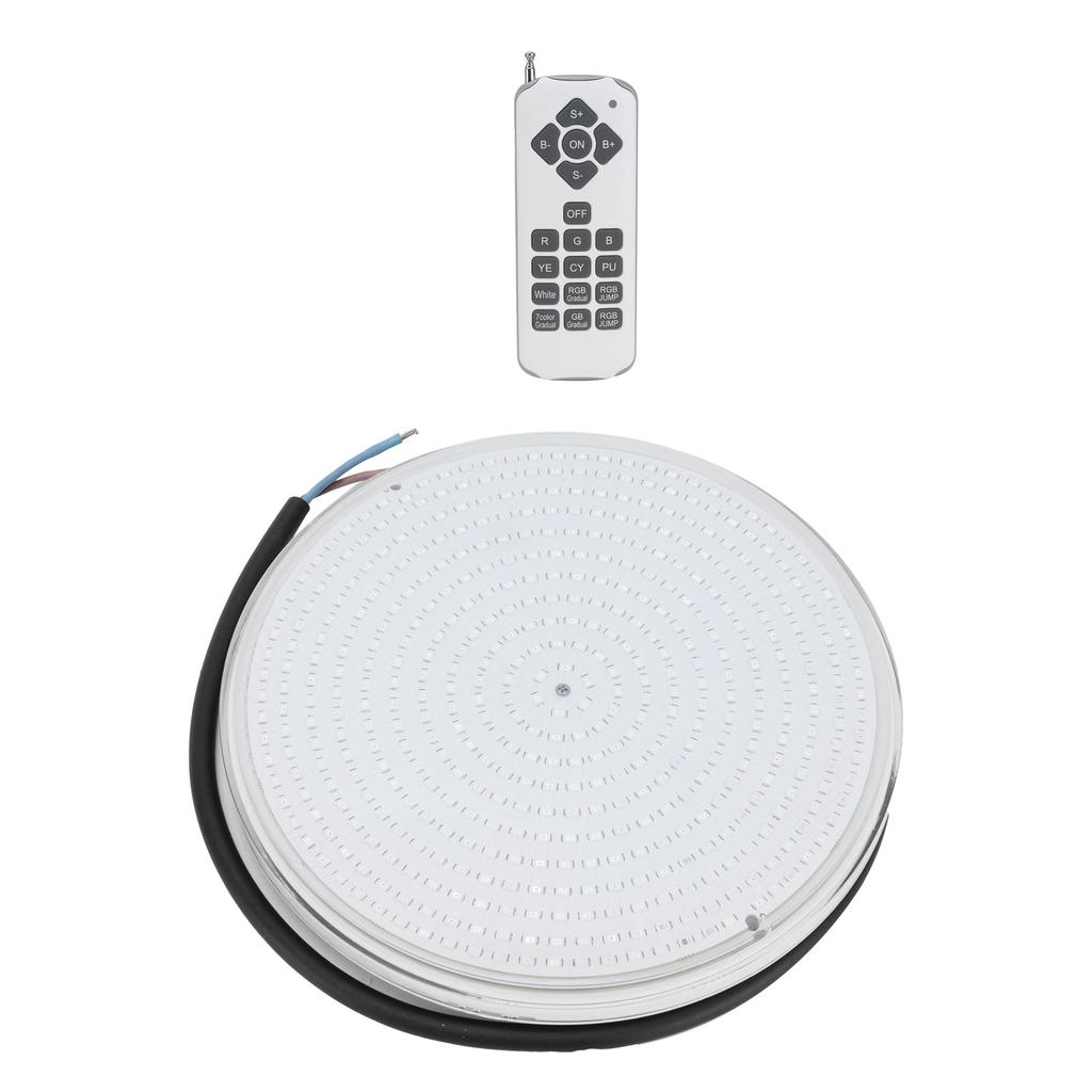 Colorful Swimming Pool Light IP68 Waterproof Underwater Lamp Replacement for PAR56 Light25W 2500LM