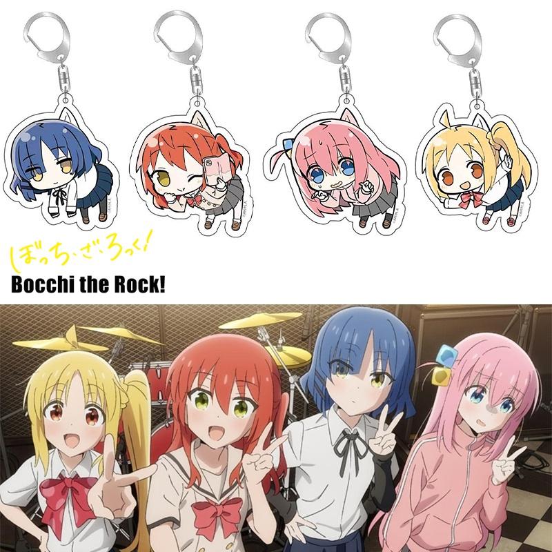 The Rock Bocchi Acrylic Keychain Double Sided Printed Keyring Bag Pendant Gifts