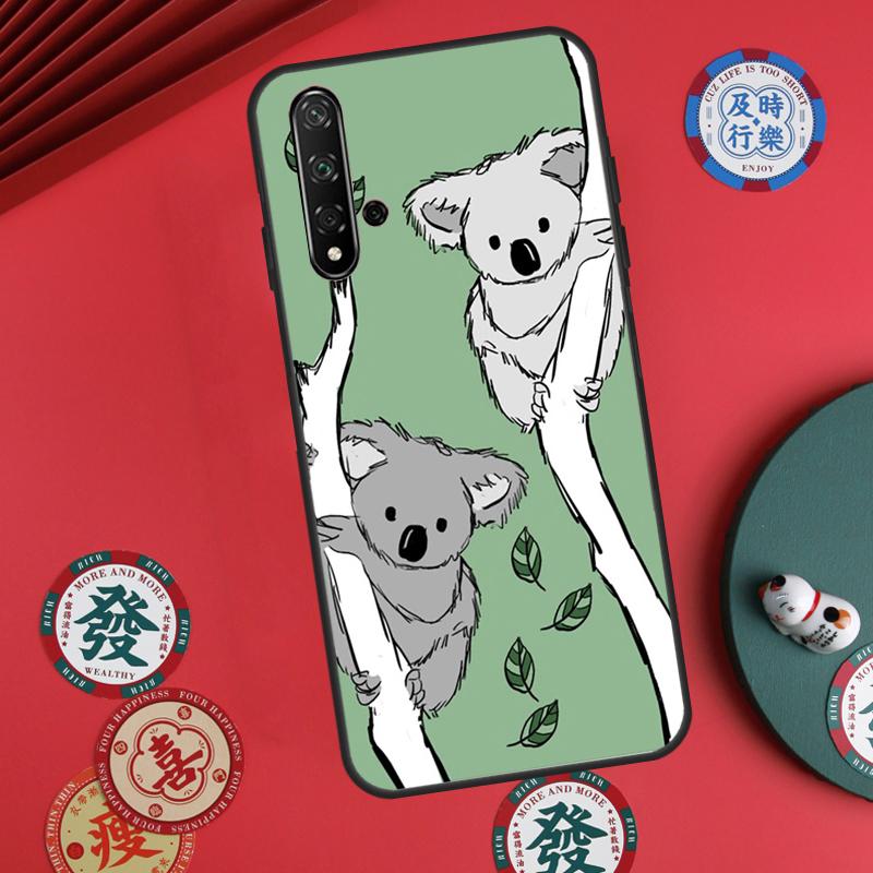 

Cartoon Painting Animal Koala For Huawei Nova 11 Pro 9 10 SE Y60 Y70 Y90 Y61 Y91 Y72 Y73 12i 11i 8i P20 P30 P40 Lite Case Huawei Nova Y61