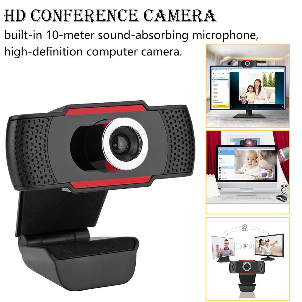Web Camera Cam Clip-on 12.0MP 30 Degree Rotatable with mic Clip-on for ...
