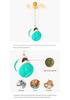 Interactive No-Electric Tumbler Cat Toy with Feather Teaser Stick