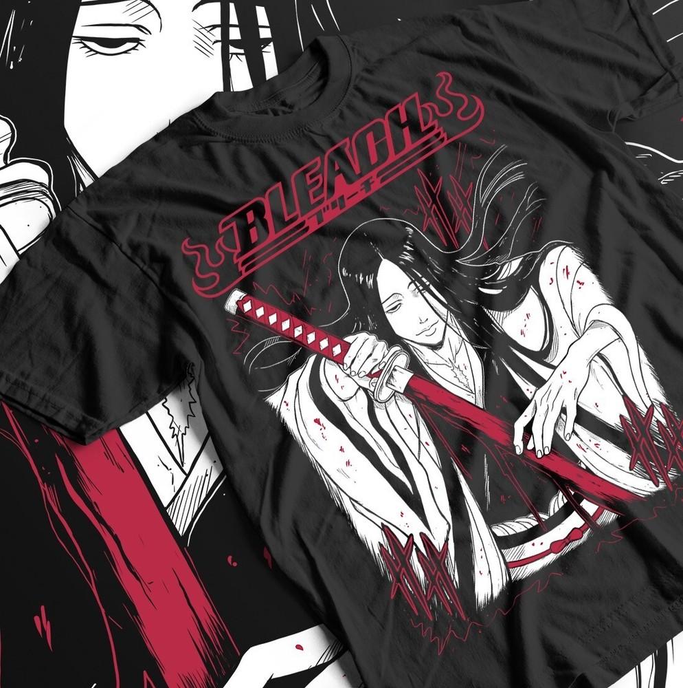 

Bleach Anime T-shirt, Zaraki Kenpachi Tee, Unisex Cotton Top, Manga Gift Shirt M