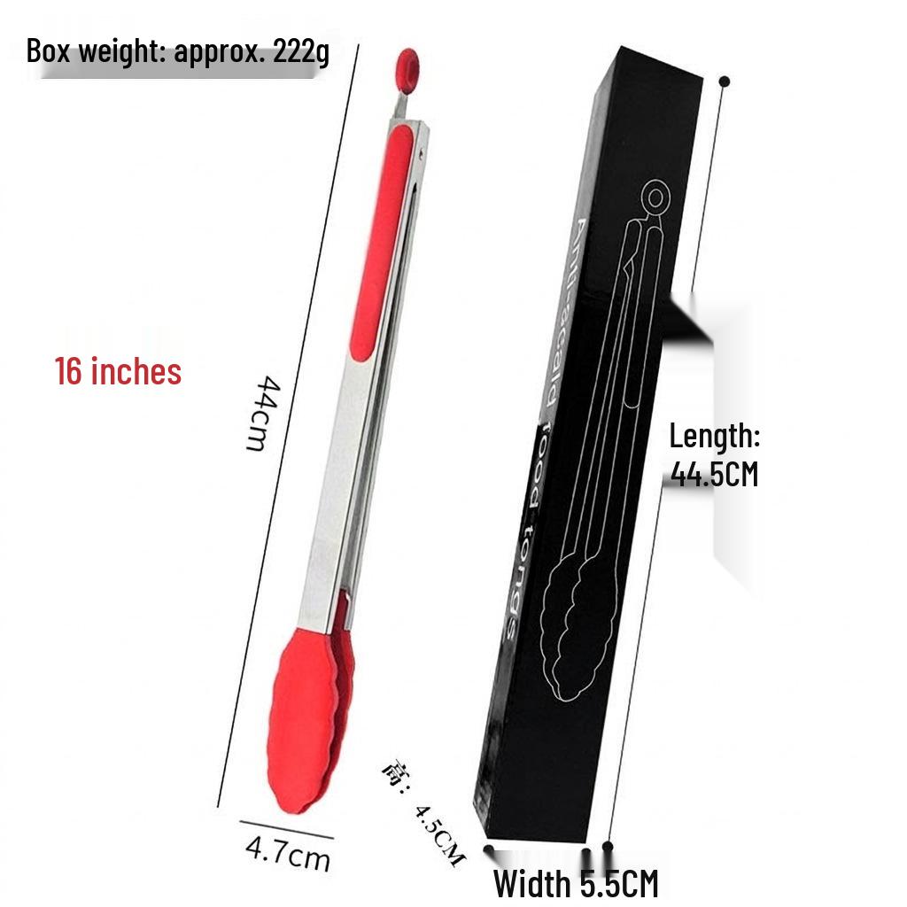 Stainless Steel Multi-Functional Kitchen Tongs for BBQ, Roasting & Baking - Free Shipping