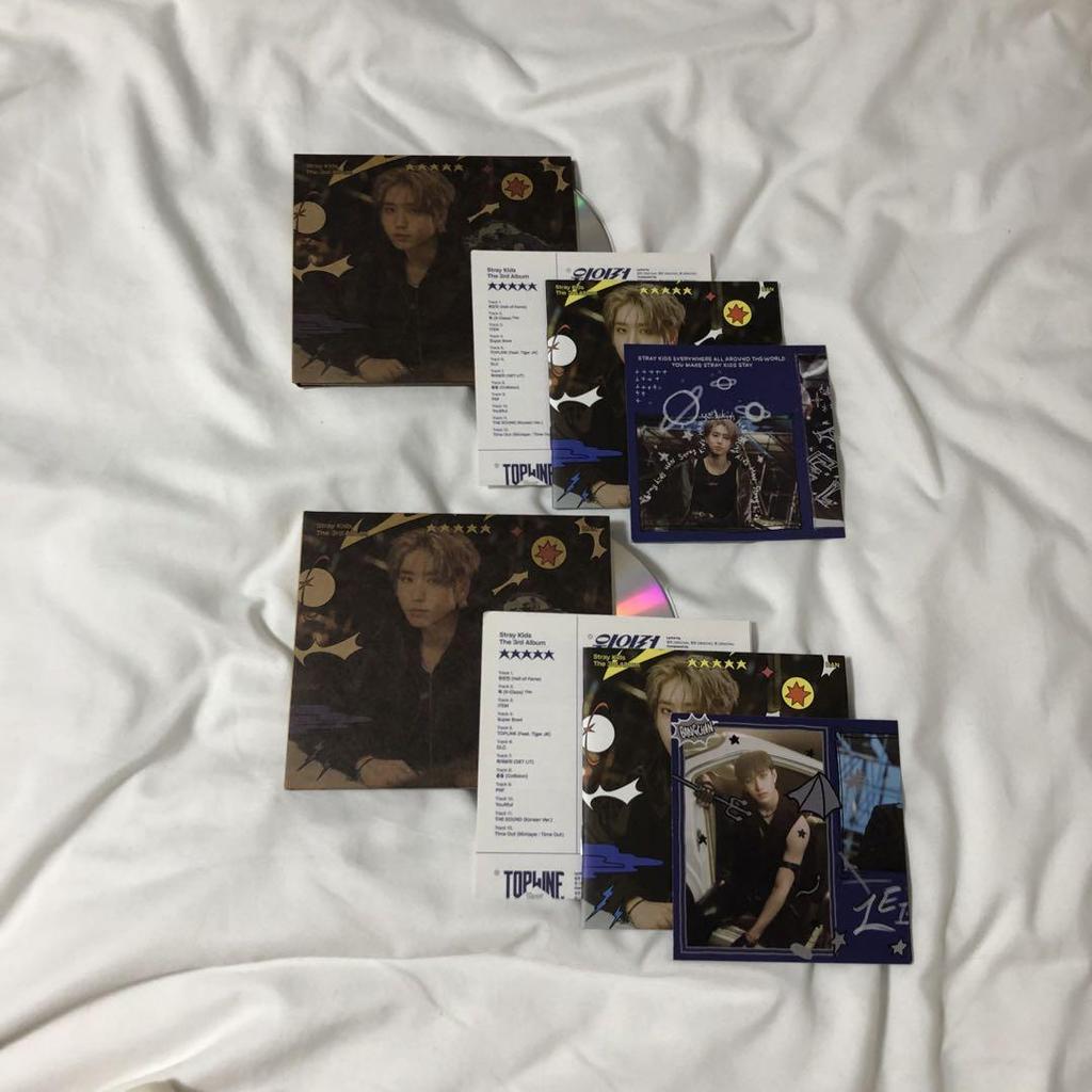 [USED] Stray Kids Han Jisung trading cards