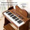 Children's Wooden Toy Piano: Beginner Electronic Keyboard for Boys & Girls, Infants, Toddlers - Ideal Birthday Gift.