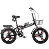 20/22-Inch Foldable Portable Bike with Variable Speed & Shock Absorption for Adults and Children