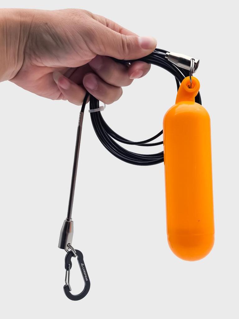 Large Portable Fish Lock Clip with Rope for Lure Fishing Gear