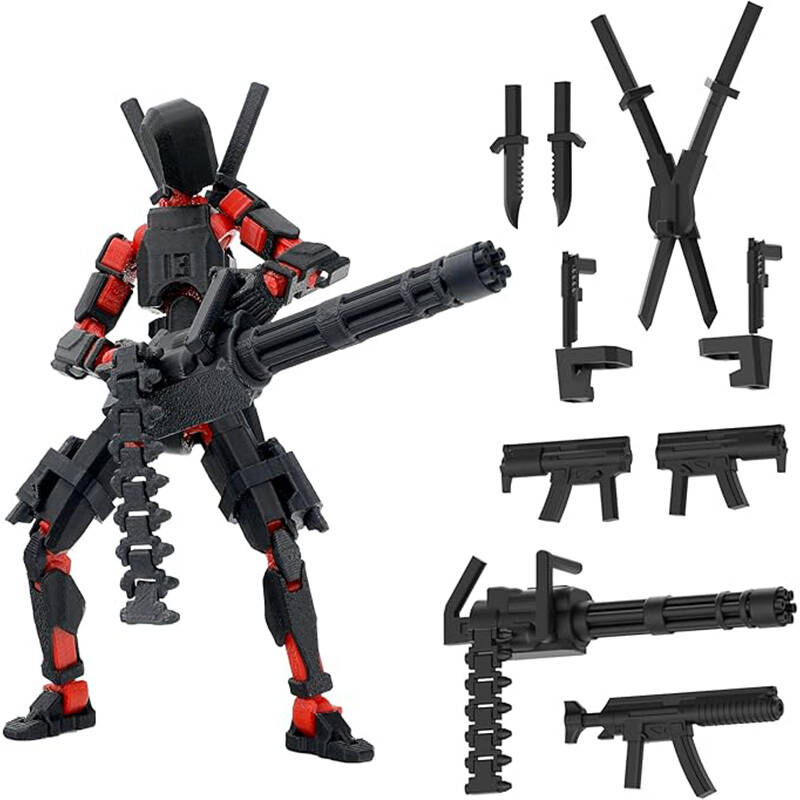 T13 Titan 13 Actiefiguur Set Robot Actiefiguur 3D Geprint Robo 13 Actie Fidget Speelgoed Voor Verzamelaars Bureau Decoraties