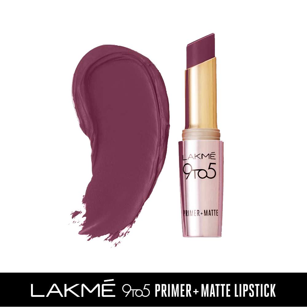Праймер + Матовая помада для губ Гранатовый пунш (3,6 г), Primer + Matte Lipstick Garnet Punch,  Lakme