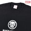 EVERSOUL Marvel T-Shirt, Short Sleeve, Black Panther, Avengers, Venom, Hulk, Iron Man, Movie Gift, Men's, Black, Size L [Parallel Import]