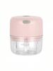 Wireless Portable Electric Garlic Chopper, Mini Garlic Masher, Compact Easy-use Kitchen Tool