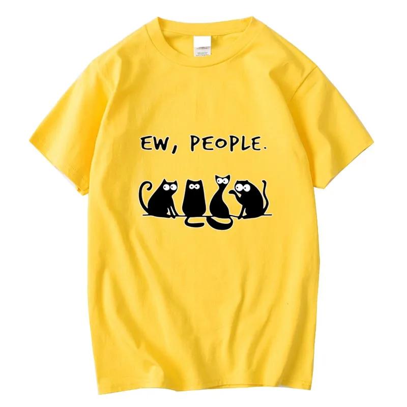 

Мужская футболка высокого качества 100% хлопок забавный крутой принт с котом летняя повседневная свободная крутая футболка с круглым вырезом мужские футболки женские S