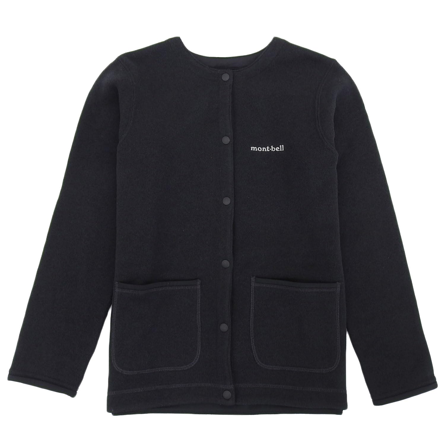montbell clima plus knit cardigan women s black
