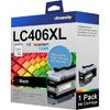 LC406 Ink Cartridges for Brother Printer for Brother LC406 Ink Cartridges LC406XL LC 406 XL Compatible with MFC-J4535DW MFC-J4335DW MFC-J5855DW