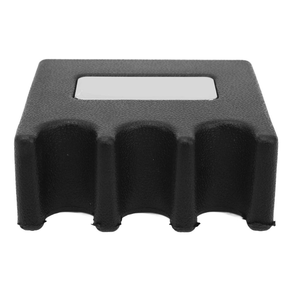 Three Slot Cutouts Cue Rest Compact Block Shape Cue Stick Holder Pool Cue Holder Billiard Club