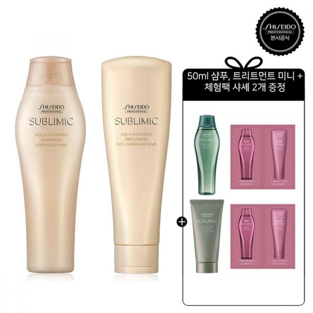 

Shiseido Professional Aqua Intensive Shampoo 250ml + Treatment Dry 250g Single option