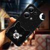 For Xiaomi Redmi Note 13 13pro 5G Case 3D Relief Flower Emboss Soft Silicone Cover For Redmi Note 13 pro Plus Owl interest Cases