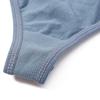 Cotton Female Underwear Set Short Skin Care Kits Ribbed Brassiere Sexy Thong Low Waist Panties Women Seamless Bra Lingerie Set