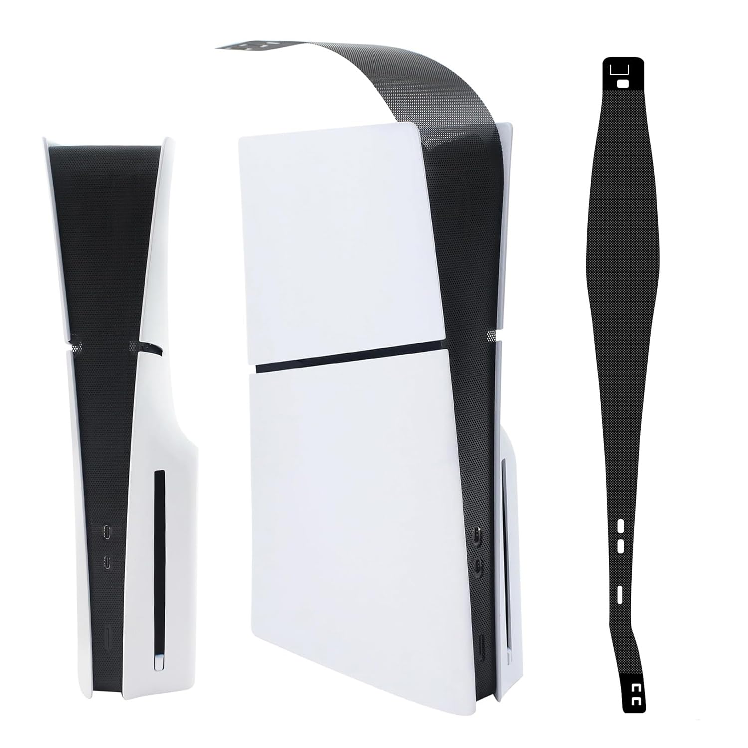 

RDFJ PS5 Series Dust Catcher Dustproof Cover for PS5 PS5 SLIM and Dirt Prevention with Dustproof Net [New] (for Series) - Scratch, Dust, чорний