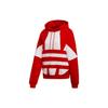 Adidas Big Trifoil Pullover Hoodie Red/White Women Streetwear FS1307
