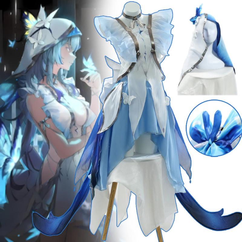 Shorekeeper Wuthering Waves Cosplay Costume Woman Dress Game Party Play Role
