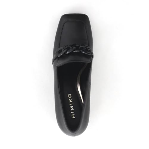 HIMIKO / Himiko / Chain Motif Heel Loafers / 641324 Black 240