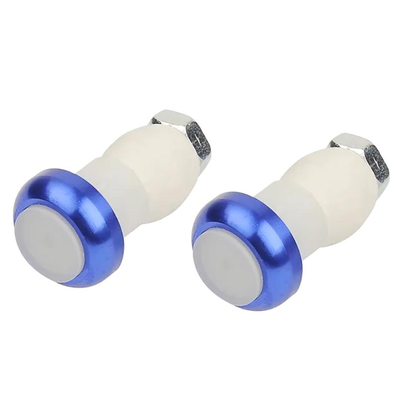 1 Pair Safety Cycling Bike Turn Signal Handle Bar End Plug Led Red Light Lamp Magnetic Handle Light Night Riding Warning Light