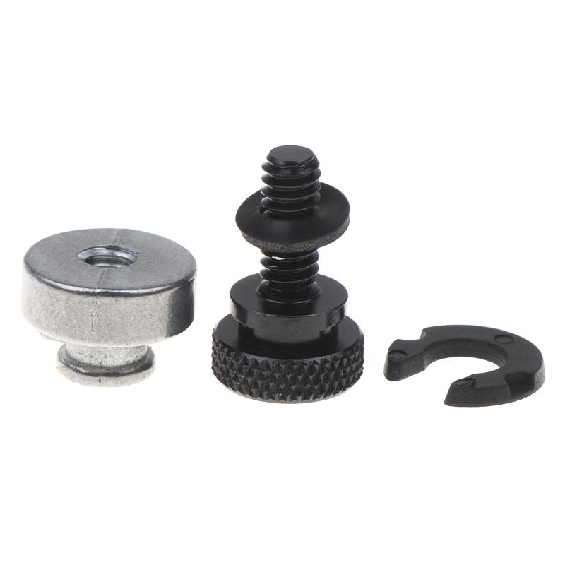 6mm Motorcycle Rear Seat Bolt Nut Kit High Strength 1Set Mounting Screw for Universal Motorbike Replacement Accessories