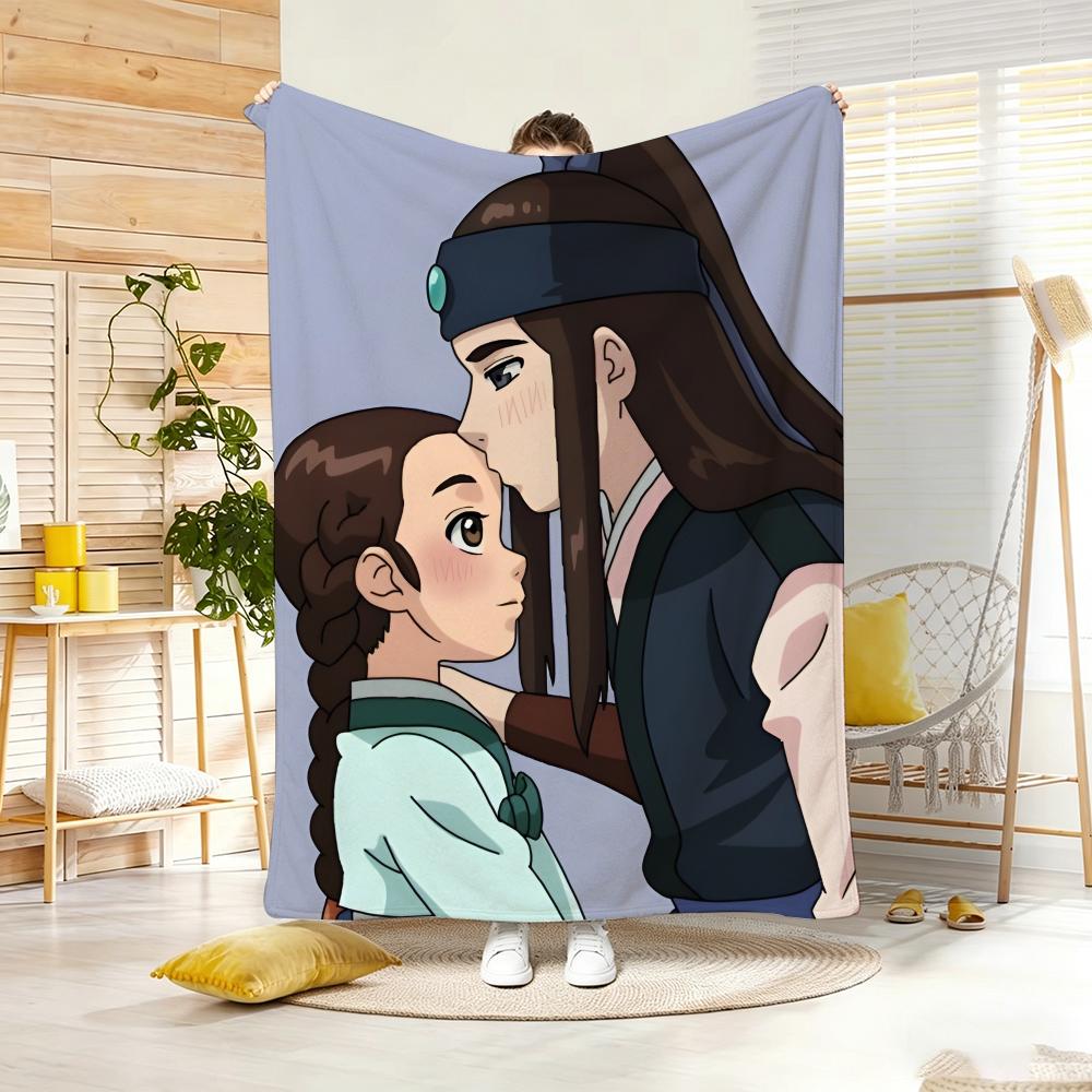 Anime Popula J-Janggeum S Dre-A Throw Lightweight 240G Flannel Blanket Soft Skin-Friendly For Summer Cooling