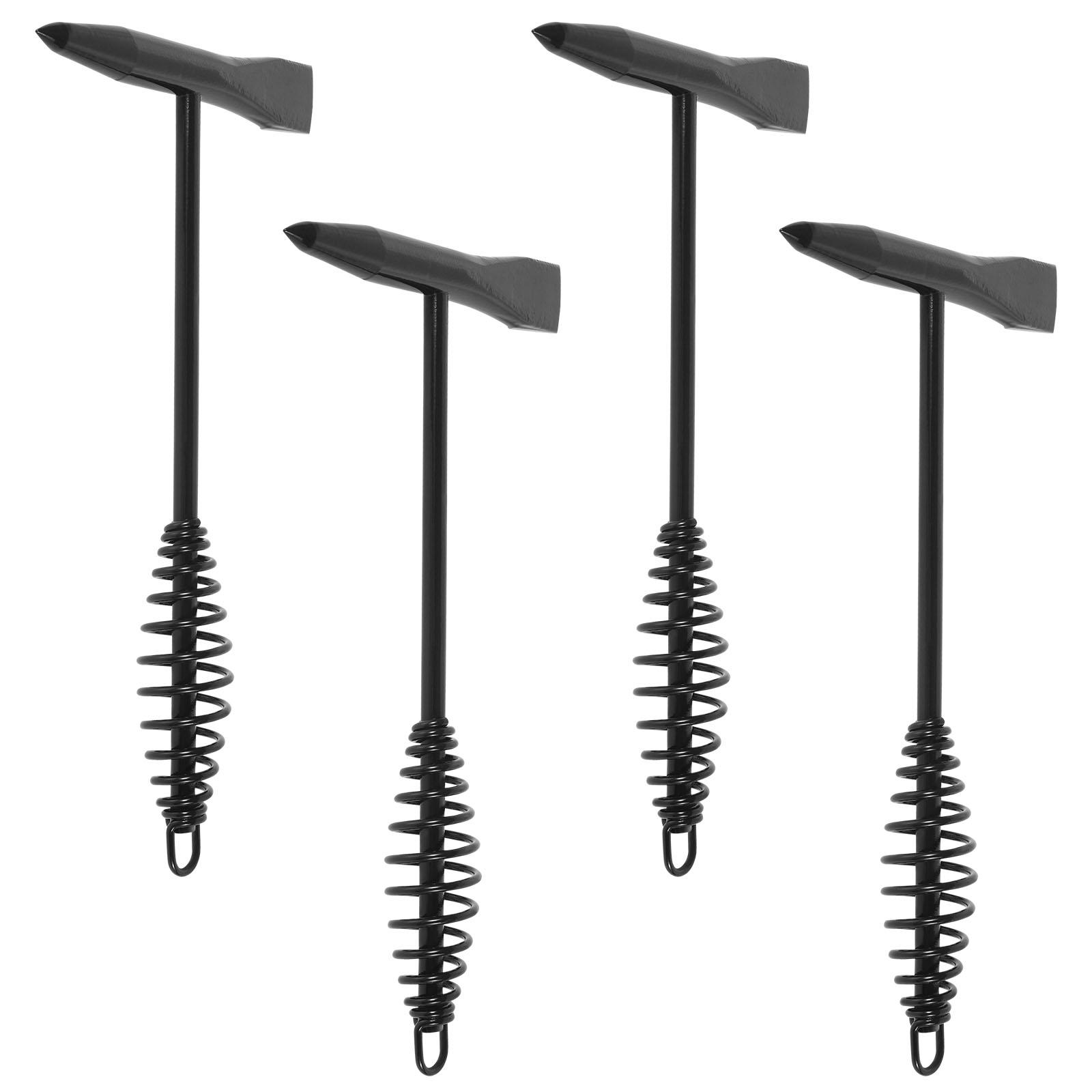 

4PCS Welding Chipping Hammer with Coil Spring Handle Forge Hardended Steel Industrial Welding Hammer for Cleaning Removing Slag