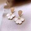 New Classic Simple Heart Bow Butterfly Earrings For Women French Style Black Stud Earrings Fashion Ear Buckle Jewelry