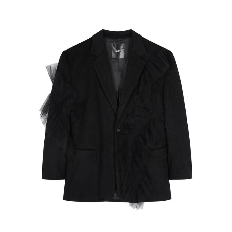 JNBY Women's Autumn Wool Blend Long-Sleeve Blazer 5N9714880