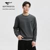 Men's Wool Blend Pullover Sweatshirt