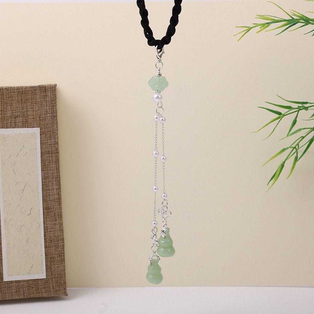 Tassel Hanfu Tassel Headwear Leaf Weave Hair Rope Exquisite Chinese Style Rubber Band Hair Band