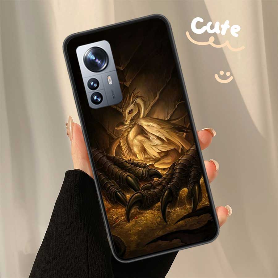 F-Fourth W-Wing Dragon Phone Case For Xiaomi Poco F7 Mi 14 Ultra 15 13 12 Pro 11T 10T 12T Pro 12X 11i 11 10 Lite 5G 9 8 Cover Ca