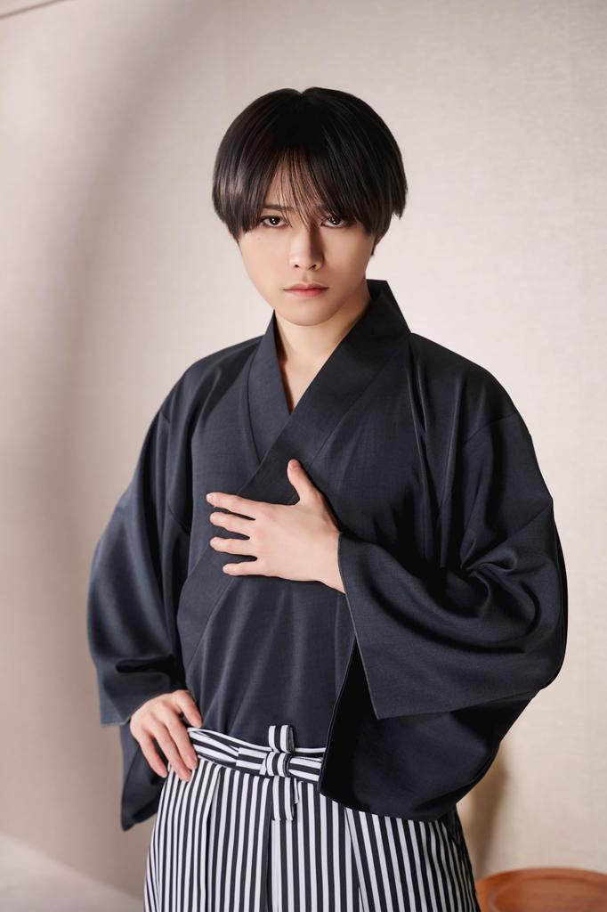 Select Kimono Cosplay Halloween Top Light Brown Unisex Brown Charcoal [Clearstone] (Top Black)