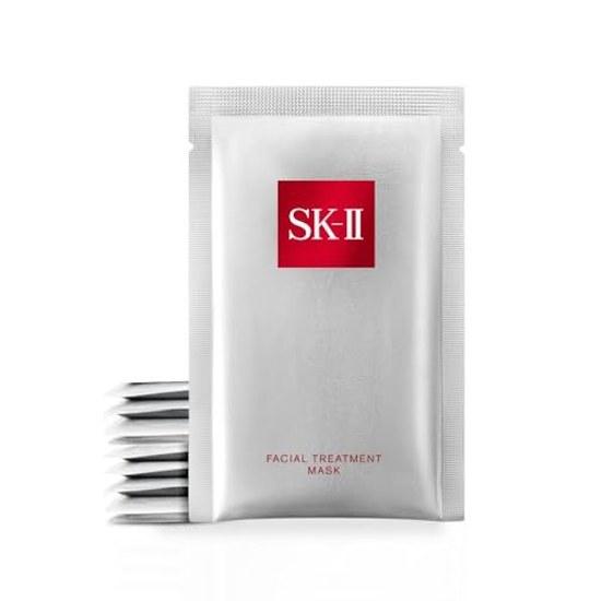 SK-II Official Store Face Pack Facial Treatment Mask 10 Sheets Individually Wrapped Beauty Serum 1 Bottle Worth Sheet Pore Care Moisturizing Contains