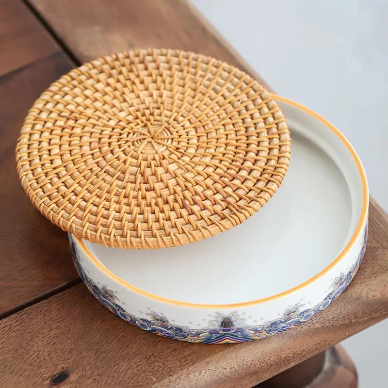 Chinese Exquisite White Porcelain Gaiwan Pot Bearing Handmade Ceramic Tea Tureen Teacup Household Tea Bowl Portable Teaware