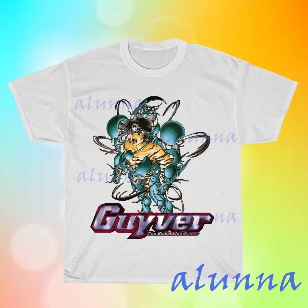 

New Guyver Bio Boosted Armor Men s White T-shirt Funny Size S to 5XL S