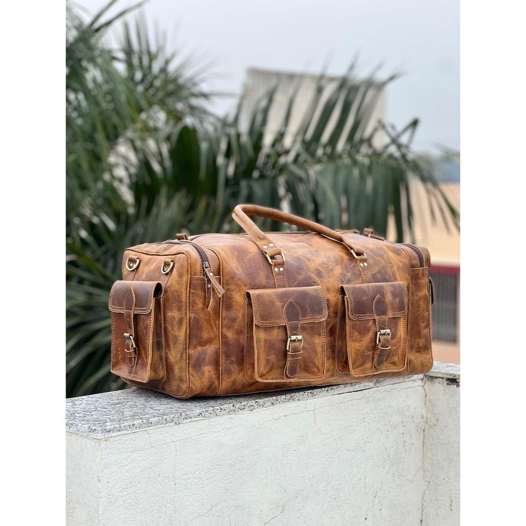 Personalizowana skórzana torba podróżna, ręcznie robiona skórzana torba weekendowa, torba na siłownię, torba podróżna na wakacje, torba podróżna, torba nocna, skórzana torba podróżna